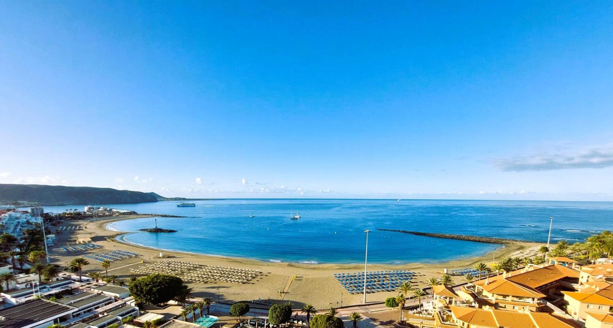 Frontal Ocean View Torres Del Sol Daire Los Cristianos  Dış mekan fotoğraf