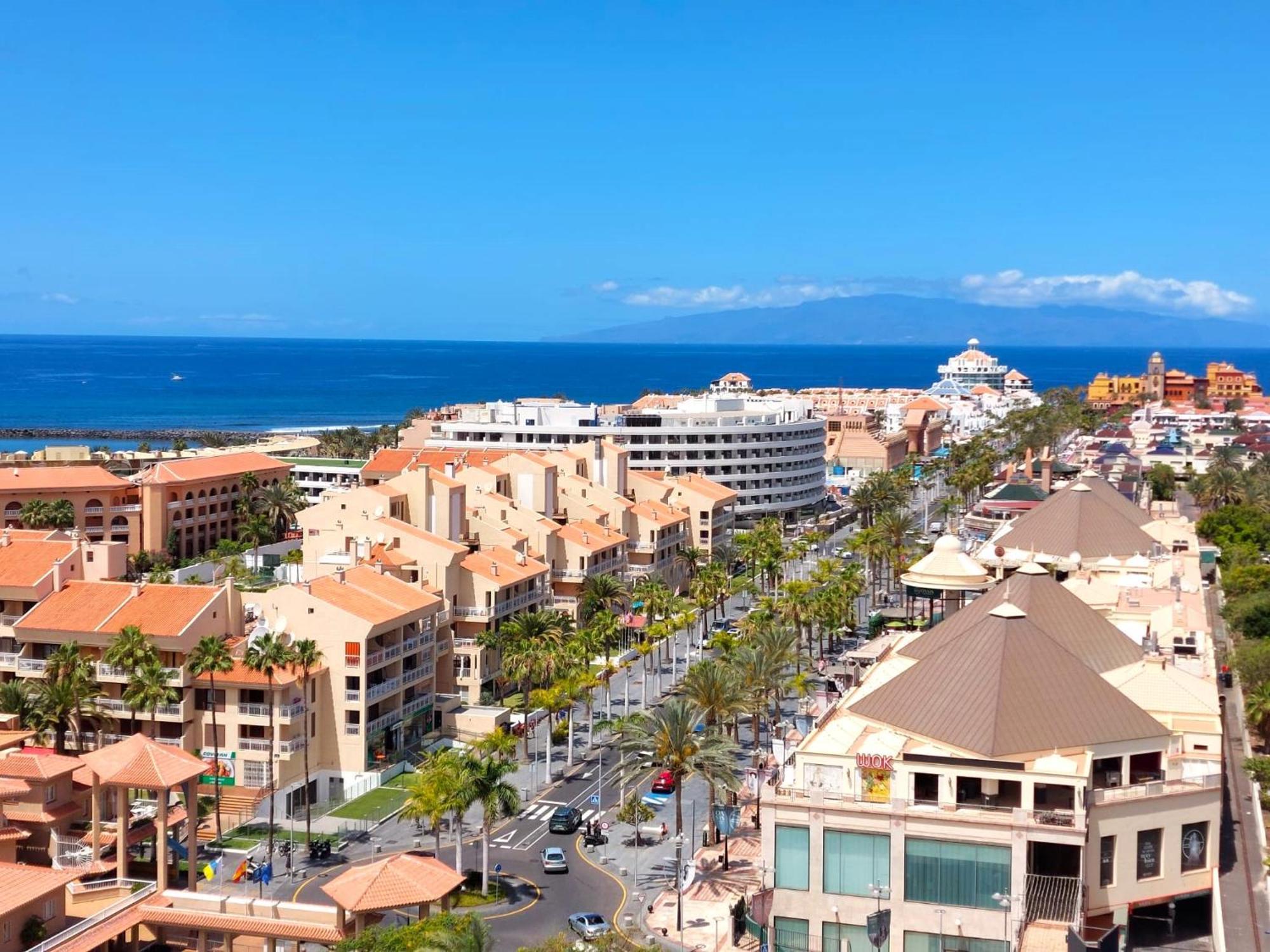 Frontal Ocean View Torres Del Sol Daire Los Cristianos  Dış mekan fotoğraf
