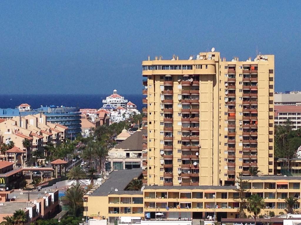 Frontal Ocean View Torres Del Sol Daire Los Cristianos  Dış mekan fotoğraf
